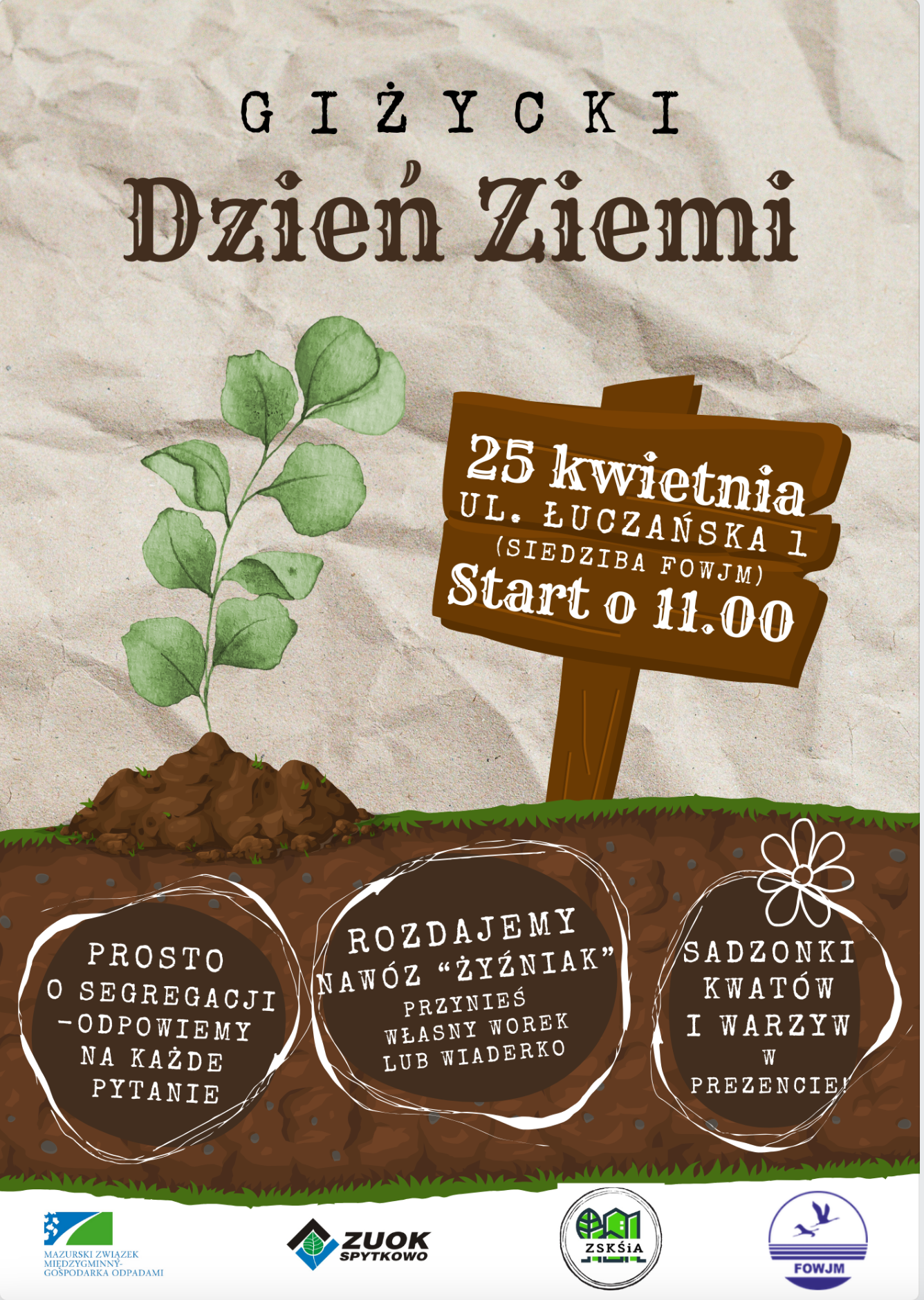 Plakat Giżycki Dzień Ziemi